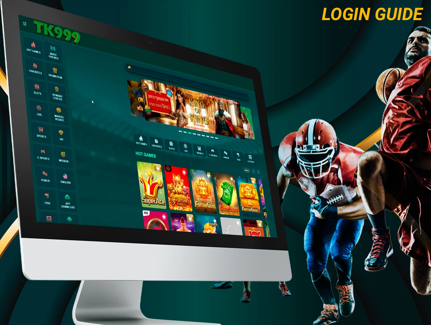 Use TK999 login guide to access your account and play using bonuses