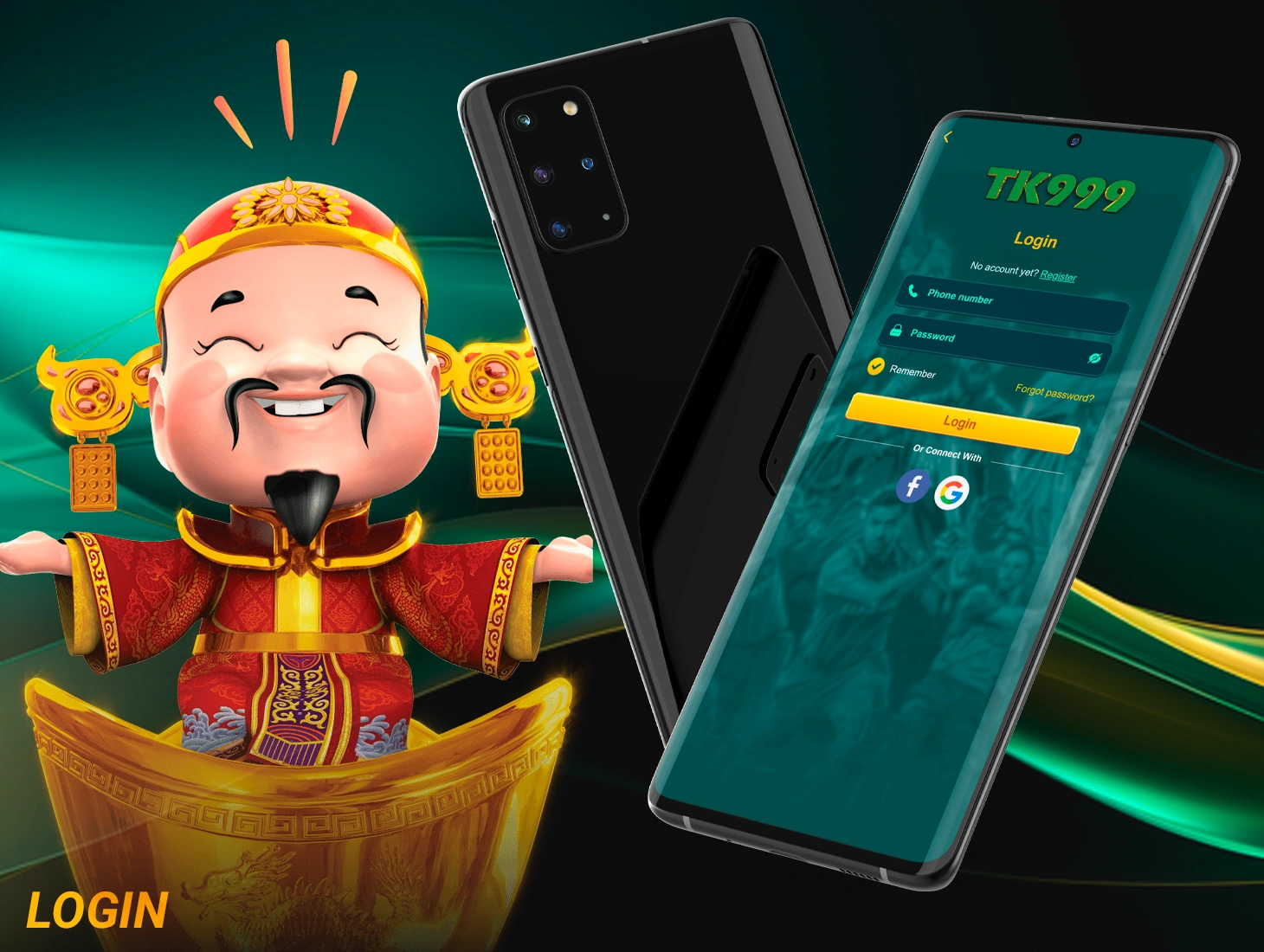 Use TK999 login to get into your account and start playing for real money